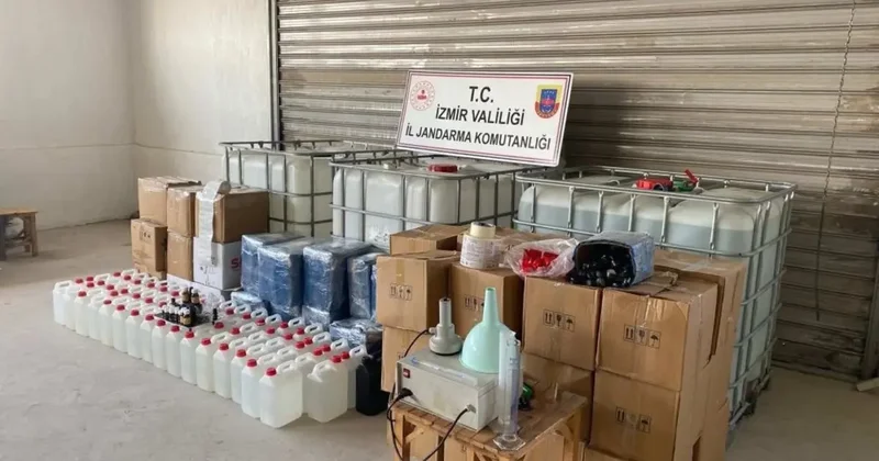 Yılbaşında piyasaya süreceklerdi: 1,5 milyon lira değerinde kaçak etil alkol ele geçirildi