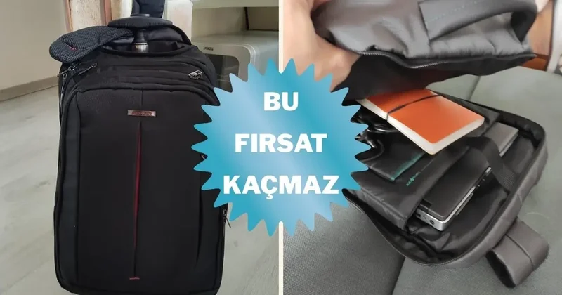 Hem ofiste hem seyahatte: En çok tercih edilen indirimli Samsonite sırt çantaları burada