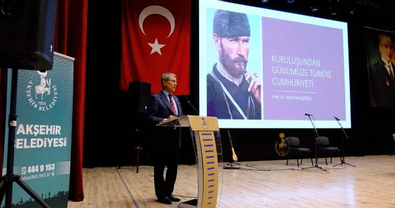 Prof. Dr. Yusuf Halaçoğlu Akşehir de: Kış Şenliği’nde söyleşi gerçekleştirdi