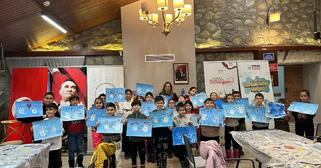 Osmangazi de çocuklar kış neşesiyle buluştu Osmangazi Belediyesi nden aile bağlarını güçlendiren atölye Osmangazi de çocuklar hayallerini yansıttı Bursa Haberleri