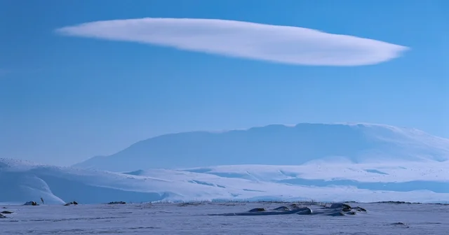 Nemrut Kalderası üzerinde mercek bulutu Bitlis Haberleri