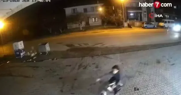 Muğla da yürekleri yakan görüntü: Küçük çocuk metrelerce savruldu