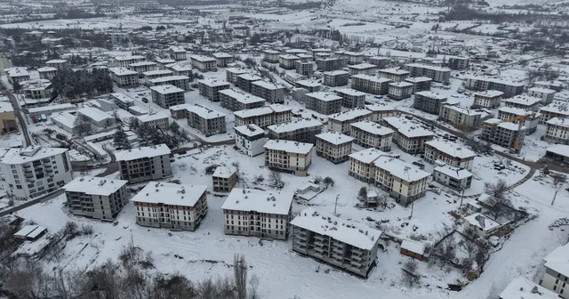 Doğanşehir kar yağışı sonrası beyaza büründü Malatya Haberleri