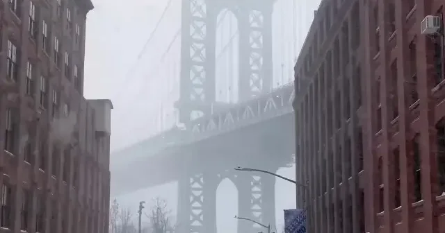 New York ta kar fırtınası VİDEO İZLE