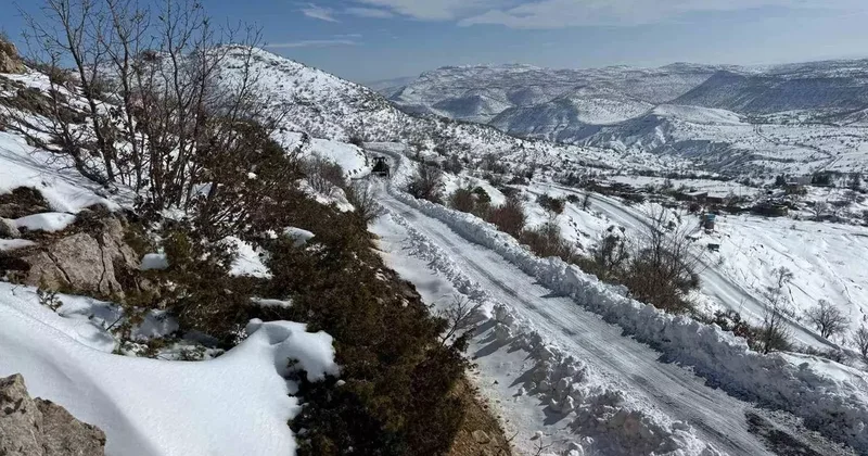 Gercüş’te 58 köy yolu ulaşıma açıldı