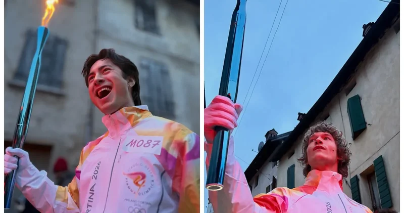 Heated Rivalry yıldızları Olimpiyat meşalesi taşıdı