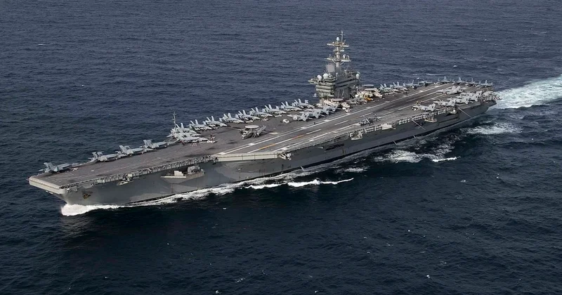 Ortadoğu da savaş çanları çalıyor! USS Abraham Lincoln uçak gemisinin Orta Doğu ya konuşlandı
