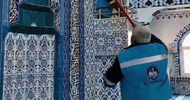Antakya Belediyesi, camilerde temizlik faaliyetlerini sürdürüyor Hatay Haberleri
