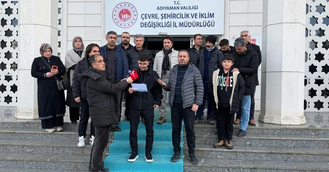 Yerinde dönüşüm mağdurları yetkililere çağrıda bulundu Adıyaman Haberleri