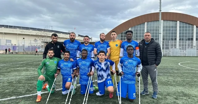 Gebze Belediyesi Ampute Futbol Takımı, TSK Rehabilitasyon Merkezi ni 3 0 yendi Kocaeli Haberleri
