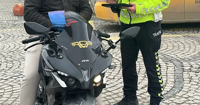 Edirne de motosikletler denetlendi Edirne Haberleri
