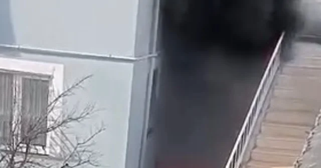 Tokat ta evden yükselen yoğun duman mahalleliyi ayağa kaldırdı Tokat Haberleri