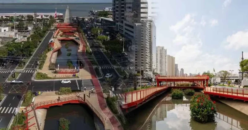 58 milyon dolarlık çılgın proje: Bu caddenin ortasından arabalar değil, nehir geçiyor Sözcü Gazetesi