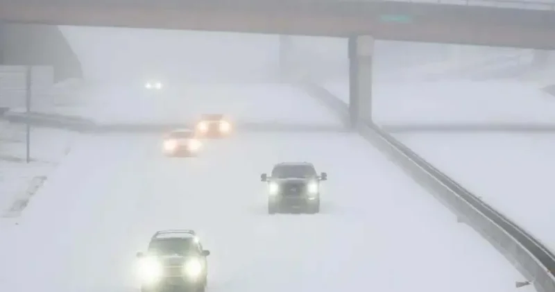 Fotoğraflarla: ABD deki kar fırtınası