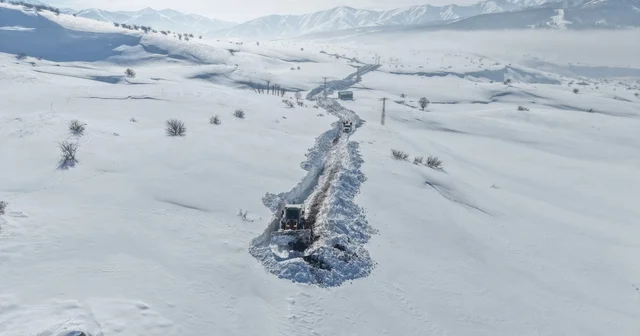 Karla kaplı mezrada mahsur kalan köylünün imdadına ekipler yetişti Günlerdir kapalı olan yol açıldı, mezradaki hayvanlar kurtarıldı Muş Haberleri