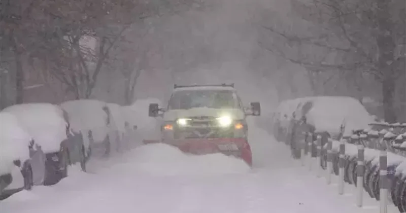 ABD nin kuzey bölgeleri kar fırtınası altında