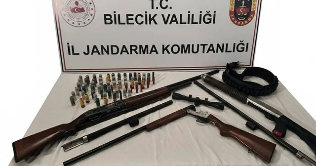 Bilecik te ruhsatsız av tüfeklerine 24 bin 585 TL ceza Bilecik Haberleri