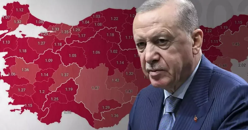 Gelecek adına endişelendiren harita! Cumhurbaşkanı Erdoğan Felaket olarak nitelendirmişti