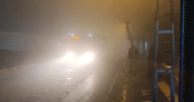 Kahramanmaraş sise teslim oldu, göz gözü görmedi Kahramanmaraş Haberleri