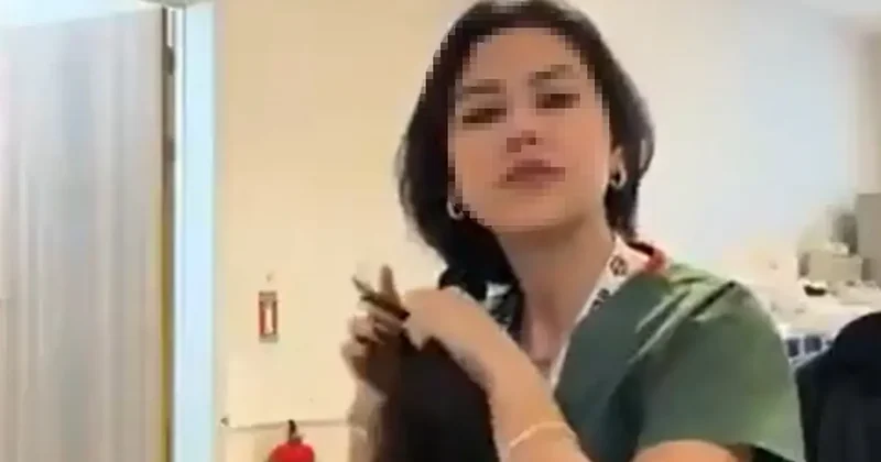 DEM Partililerin örgü akımına katılmıştı! Sosyal medyada gündem olan hemşire gözaltına alındı