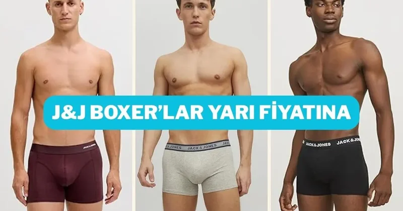 Jack & Jones boxer setlerinde %50’ye varan büyük indirim başladı!