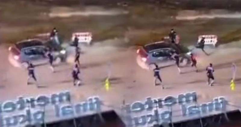 Dur ihtarına uymadı: Polis lastiklerine ateş açtı