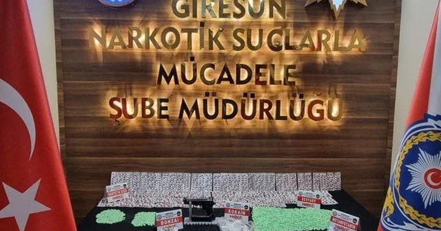 Giresun da uyuşturucu operasyonunda yakalanan 3 şüpheli tutuklandı Giresun Haberleri
