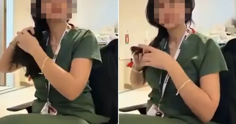 Saç örme akımına destek veren hemşire gözaltına alındı