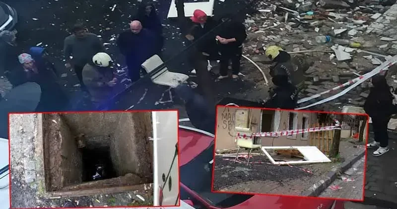 Güngören de çocuk hurdacıların kapağını çaldığı rögara düştü