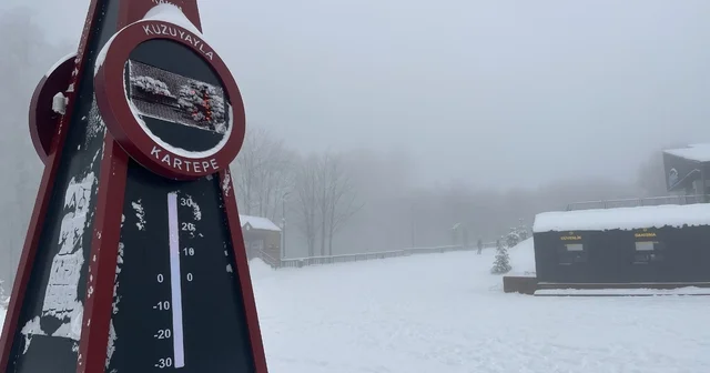 Kartepe de kar yeniden etkisini gösterdi Kocaeli Haberleri