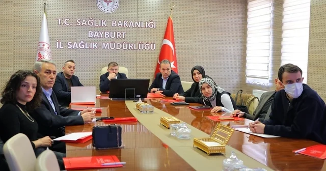 Bayburt ta sağlık tesislerinin standartları toplantıda değerlendirildi Bayburt Haberleri
