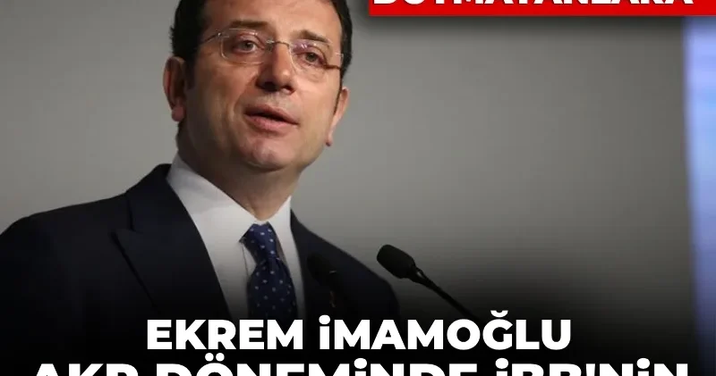İmamoğlu AKP döneminde İBB nin teftiş raporunu paylaştı: Duyanlara duymayanlara