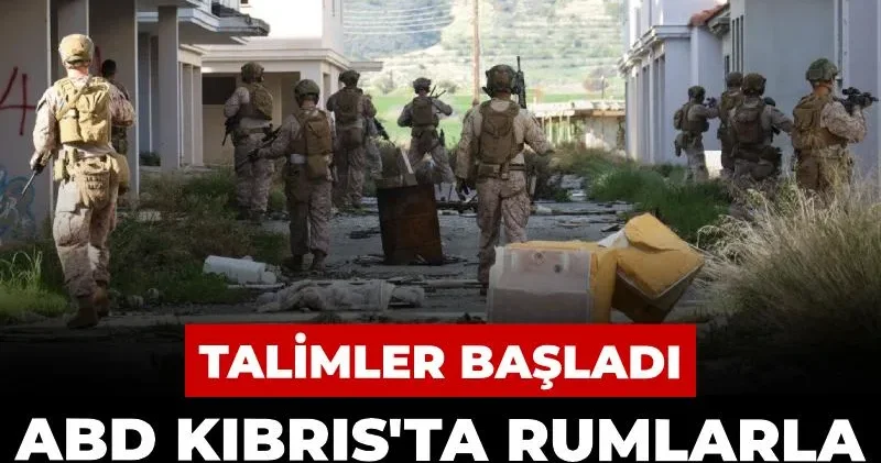 Talimler başladı: ABD Kıbrıs ta Rumlarla ortaklığını derinleştiriyor