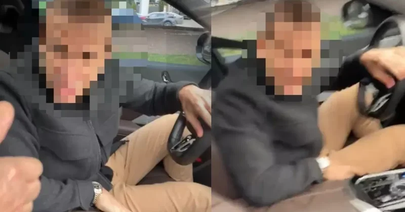 Yer: Kocaeli! Yenidoğan bebeğin olduğu araca silah çekti