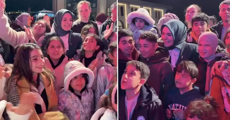 Bakan Göktaş tan çocuklarla duygulandıran Kabe de Hacılar paylaşımı