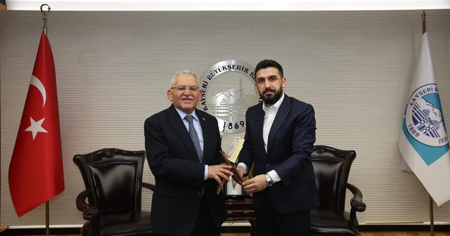 TÜGVA Genel Başkanı Beşinci, Büyükkılıç ı ziyaret etti Kayseri Haberleri