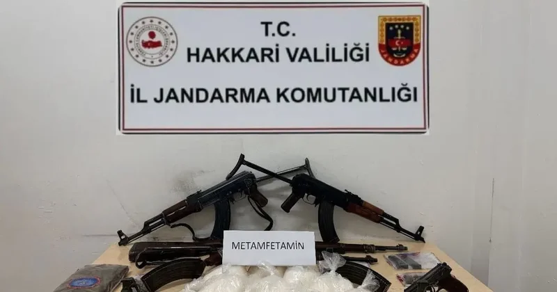 Çukurca’da uyuşturucu ve silah ele geçirildi