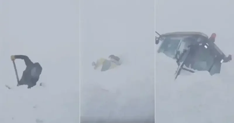 Artvin de çığ düştü: İş makineleri kar altında kaldı Gündem Haberleri