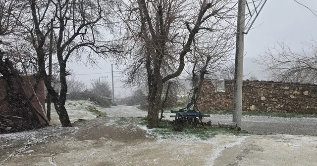 Alaşehir de bir günde 4 mevsim yaşandı Manisa Haberleri