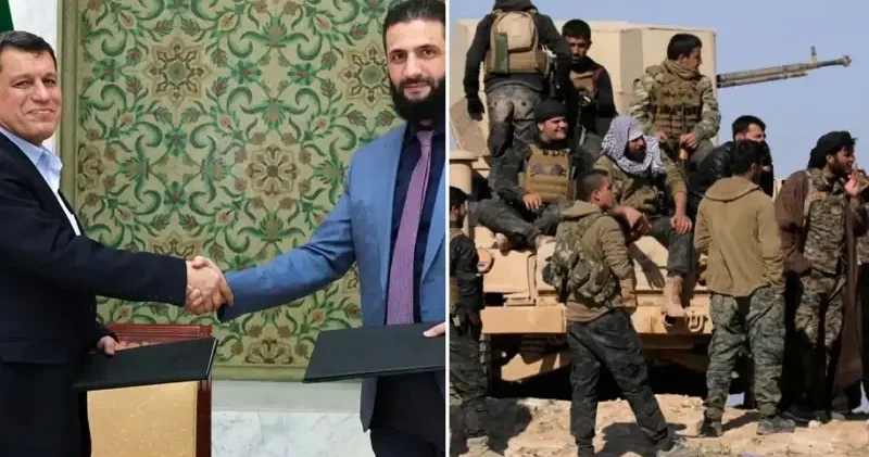 SDG nin entegrasyonu başladı: Terör örgütü silahlarını teslim etti Dünya Haberleri