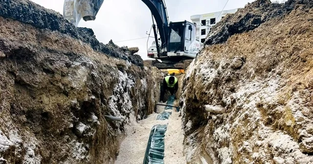 MARSU, Kabala Mahallesi nde atıksu hattı döşeme çalışmalarını tamamladı Mardin Haberleri