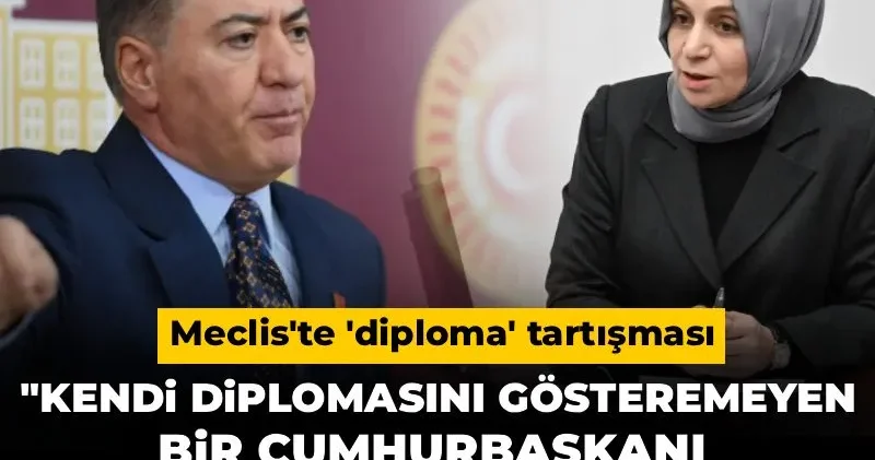 Meclis’te diploma tartışması: Kendi diplomasını gösteremeyen Cumhurbaşkanı iptal ettirdi