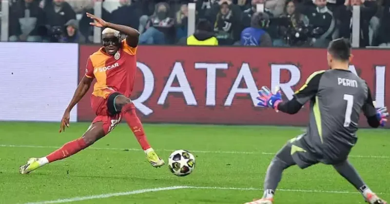 Osimhen, Juventus un umutlarını tüketti! Attığı golle Galatasaray tarihine geçti
