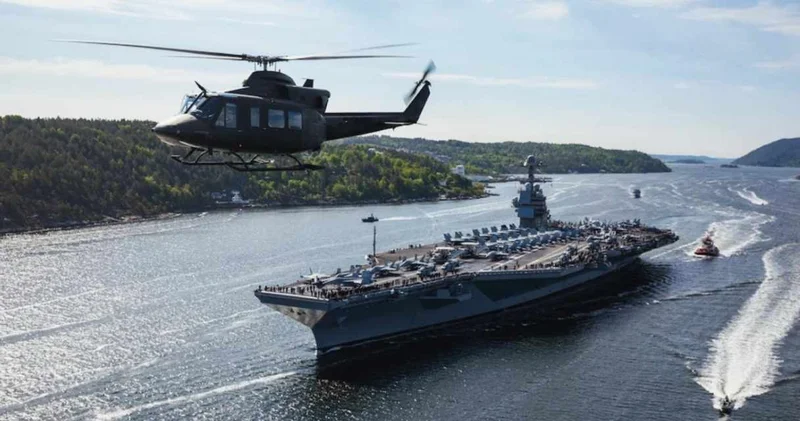 ABD Donanması’nın dev uçak gemisi Türkiye’nin dibine yanaştı