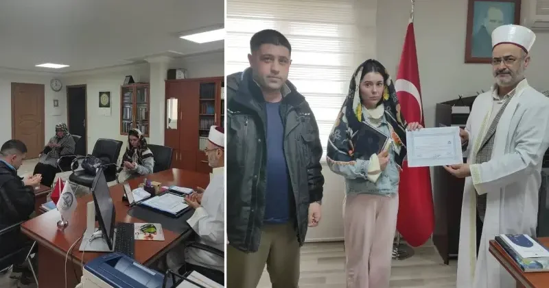 Çalışmak için geldiği Türkiye de Müslüman oldu Hayat Haberleri