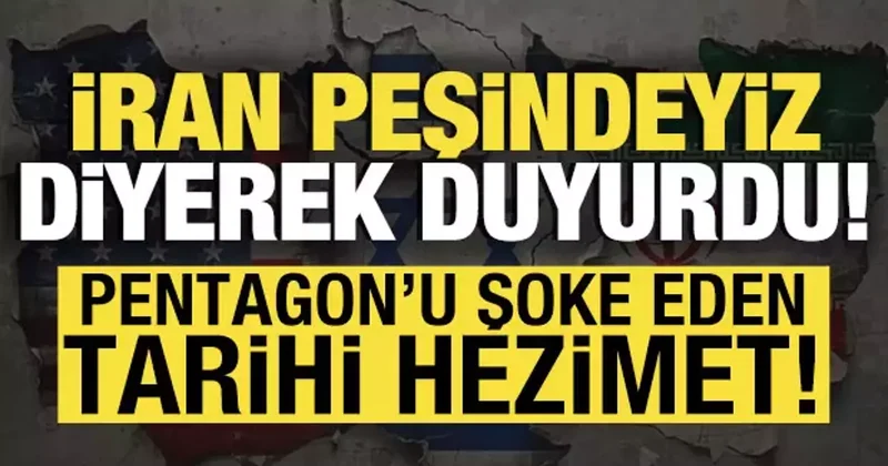 İran kaçan askerlerin peşindeyiz diyerek duyurdu! ABD den tarihi hezimet