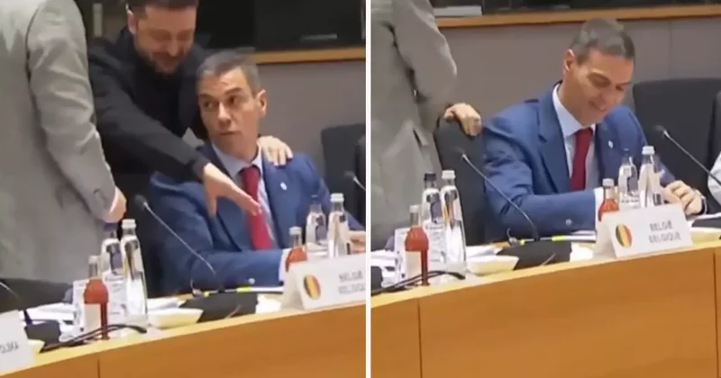 Herkes Zelenski yi ayakta alkışladı, bir tek o lider istifini bozmadı