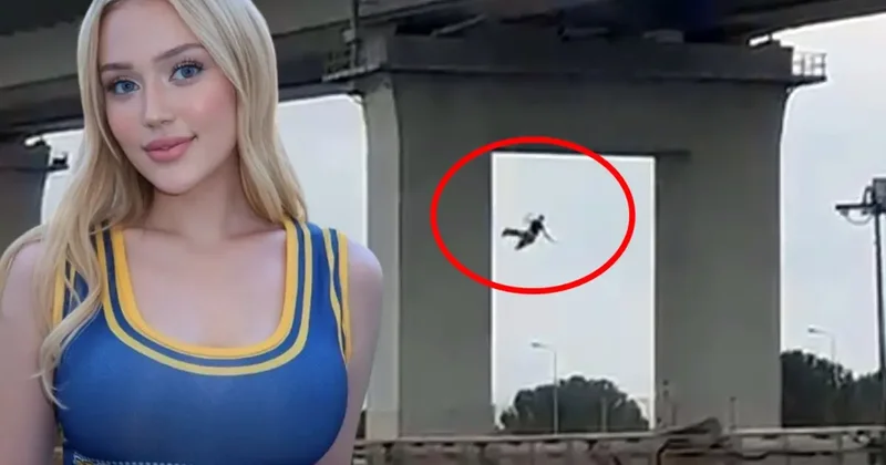 İşte fenomen Kübra Karaaslan ın köprüden atlayarak intihar ettiği anlar