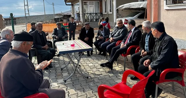 Kaymakam Aslan, köy evlerine yerleşen vatandaşları ziyaret etti Adıyaman Haberleri