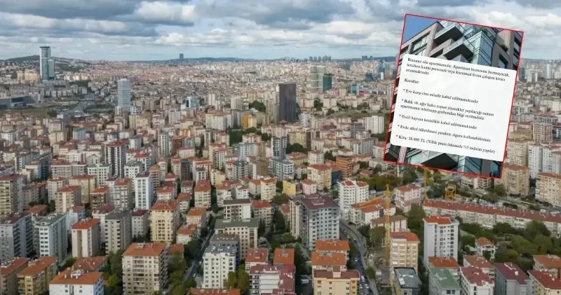 Kiralık ev ilanındaki şartları görenler inanamadı: Yemek yapmak için bile izin alma kuralı Aktüel Haberleri